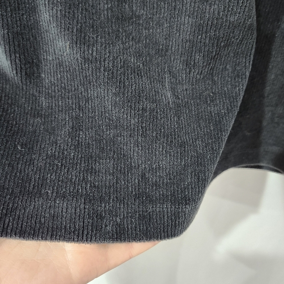 Wild Fable Women's Pencil Skirt Size XXL Black Textured Velour Scandi Chic - Picture 3 of 6